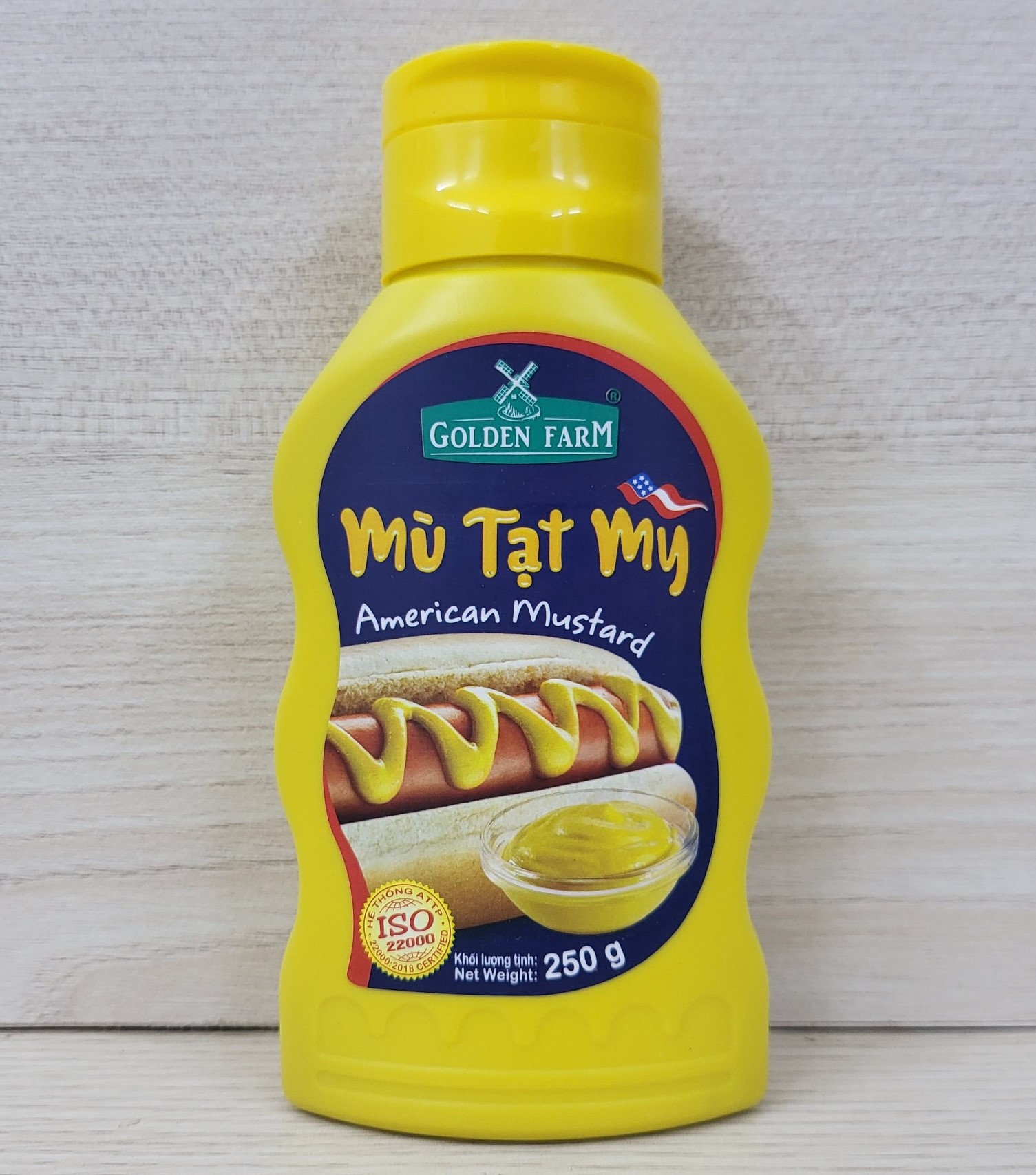 G F chai 250g MÙ TẠT VÀNG GOLDEN FARM Yellow Mustard