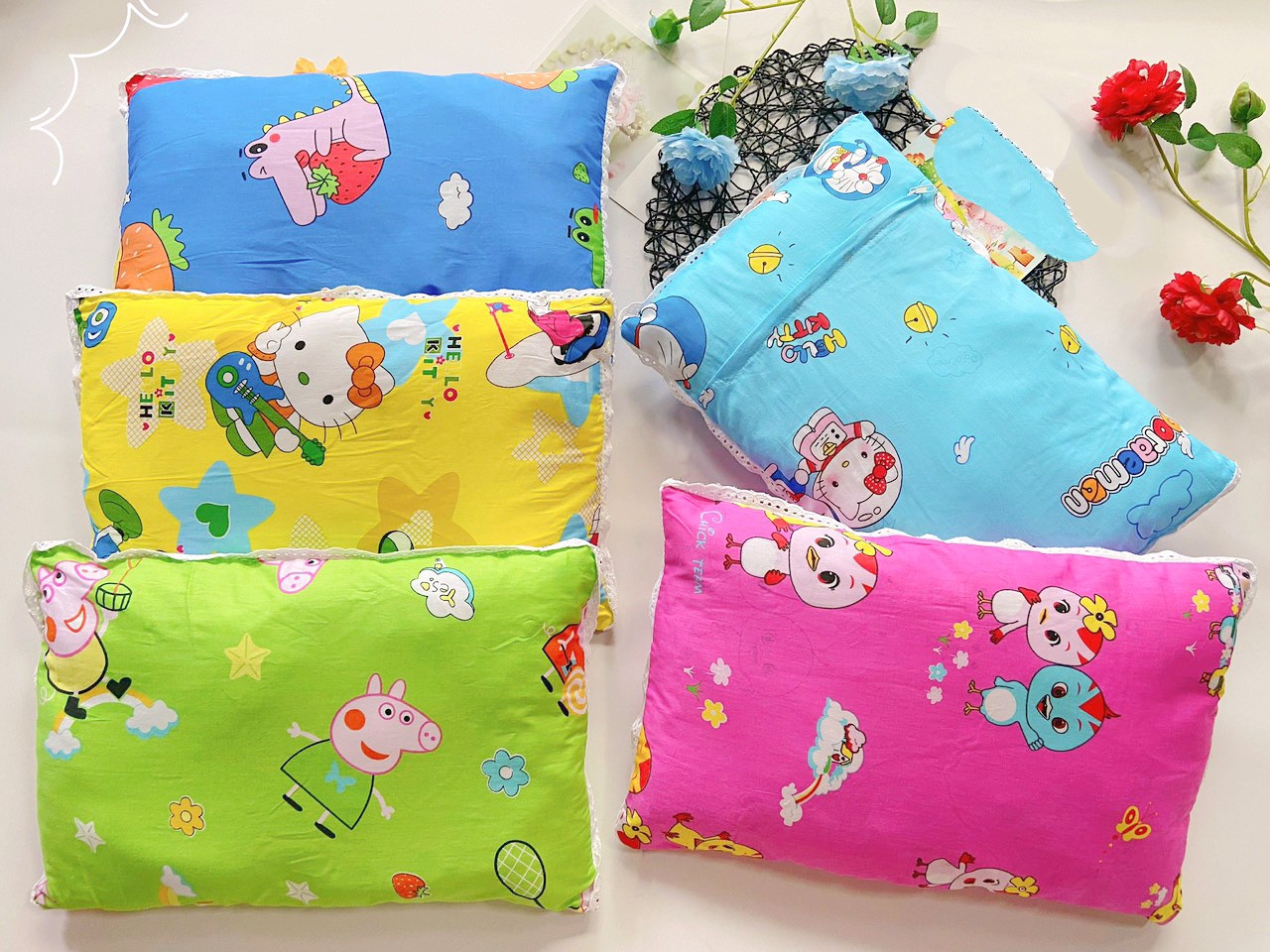 Gối đinh lăng,gối thảo dược cho bé ngủ ngon