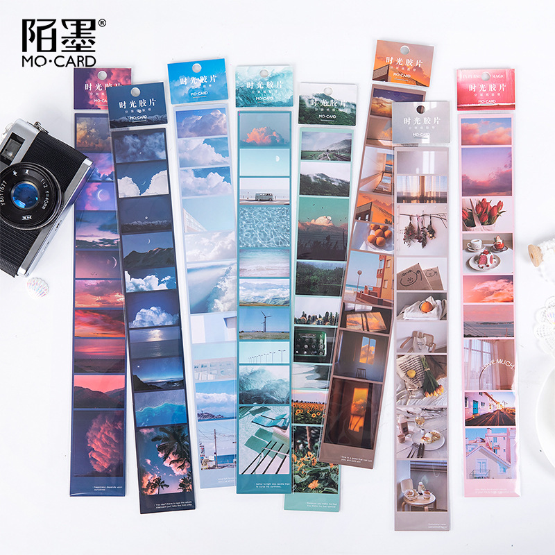 Sticker (hình dán) series bầu trời trang trí sổ, album, lưu bút, nhật ký, góc học tập