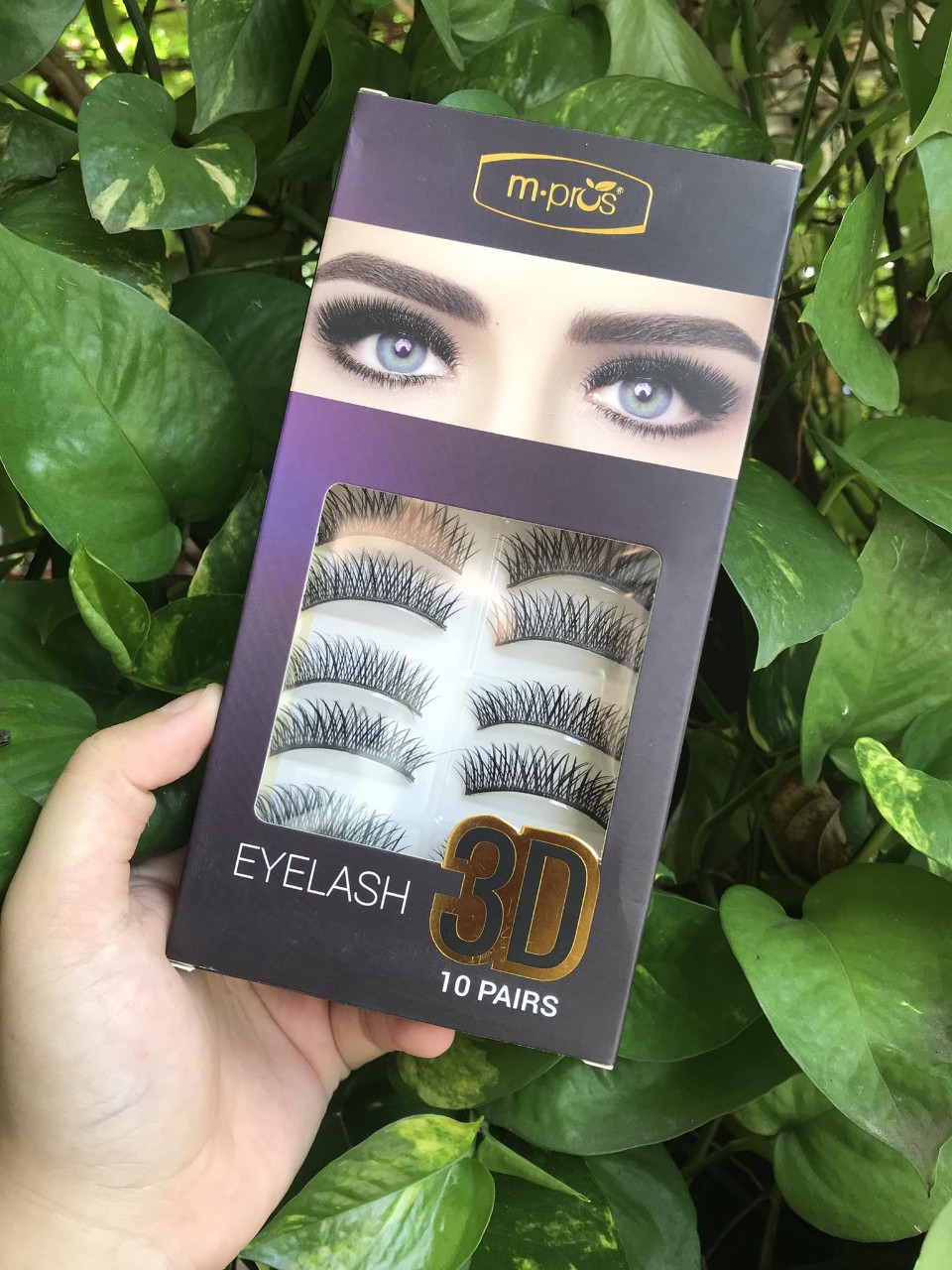 Lông mi giả eyelash 3d, tự dính không cần dùng keo, 1 hộp tái sử dụng nhiều lần