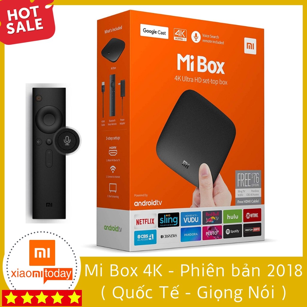 Mi box 4k phiên bản nâng cấp android 9.0 global phiên bản quốc tế tiếng việt tiếng việt – android tv box