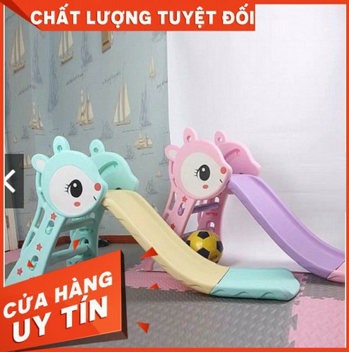Cầu trượt cho bé, mẫu Hồ ly , Mẫu nai siêu bền đẹp