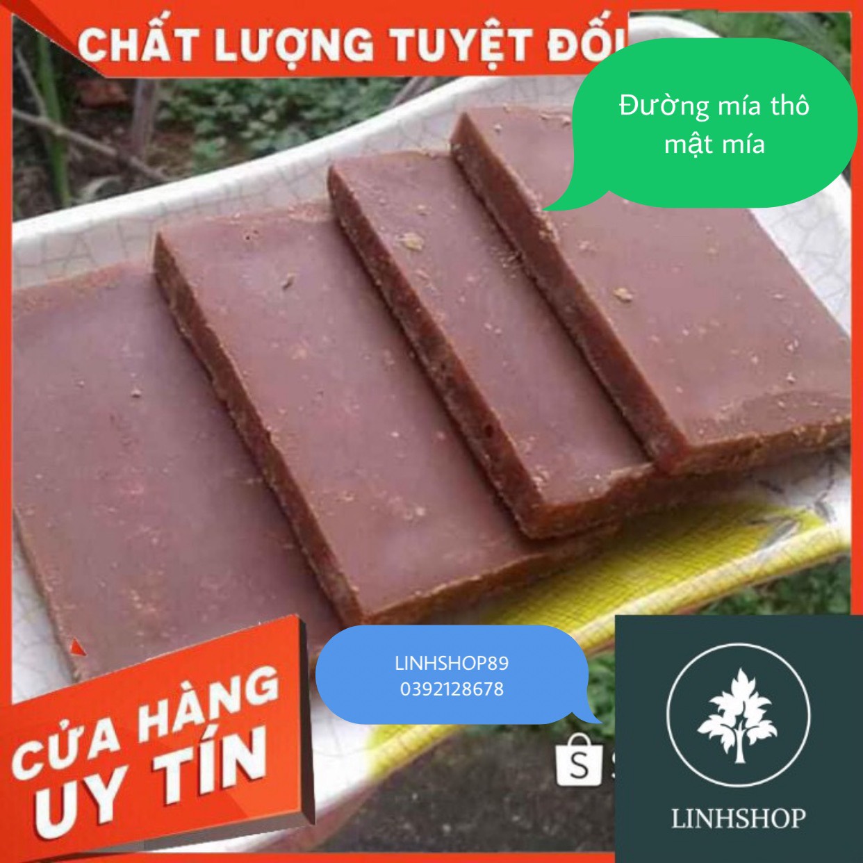 Đường mía thô nguyên chất mật mía nghệ an ls09 linhshop89