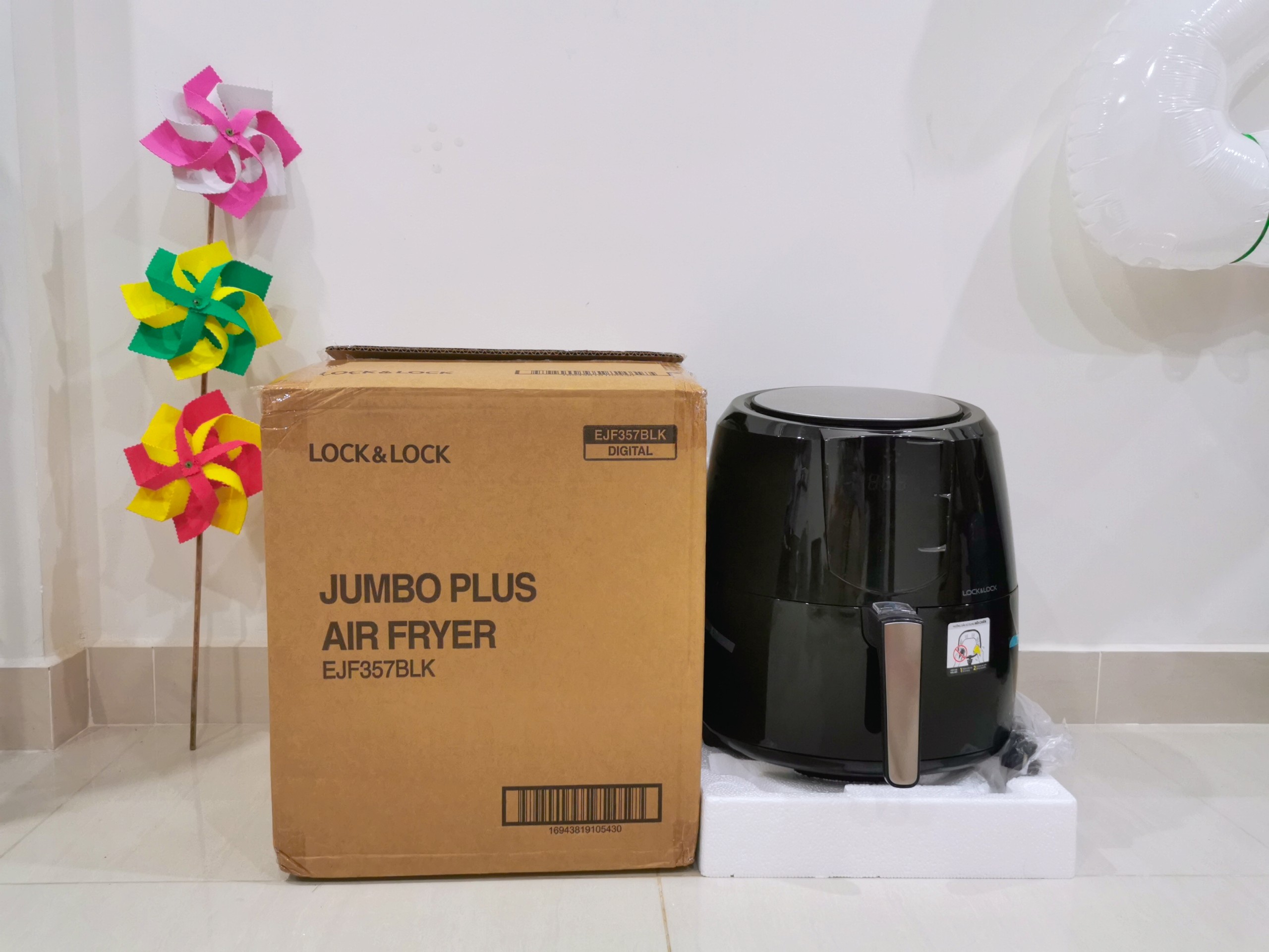 Nồi chiên không dầu điện tử lock&lock ejf357 1800w