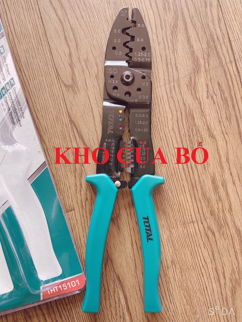 Kềm tuốc dây điện 10inch total tht15101