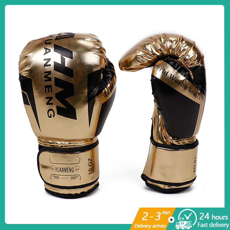Găng tay boxing 6 oz, 8 oz, 10 oz, 12 oz võ sĩ quyền anh chuyên nghiệp