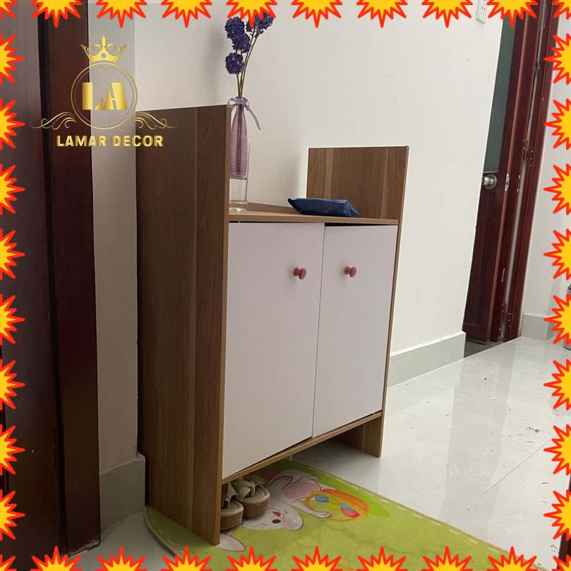 Tủ giầy, kệ để giày lamar decor lắp ráp hiện đại dc04