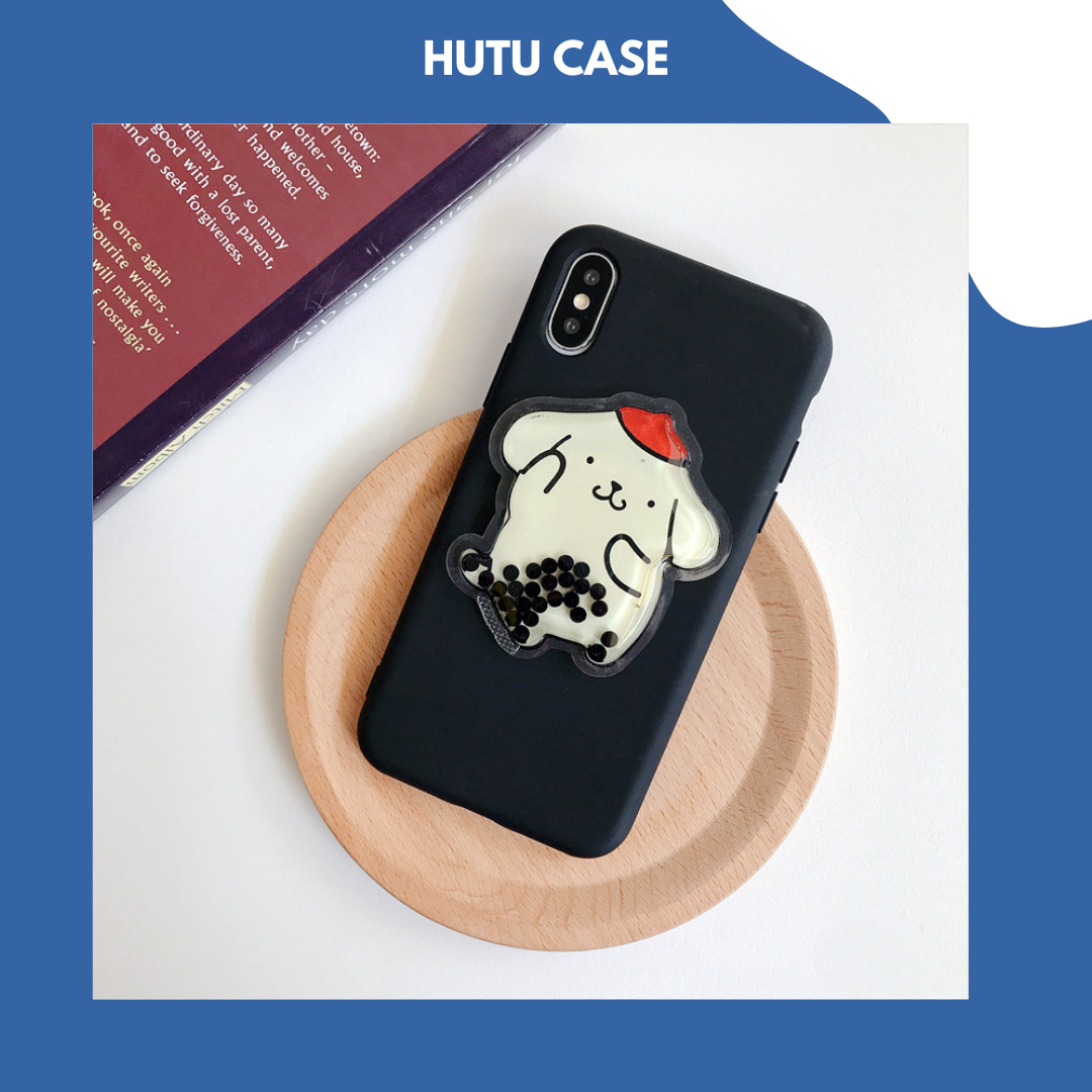 Iring pop - Gía đỡ dán lưng điện thoại kim tuyến nước