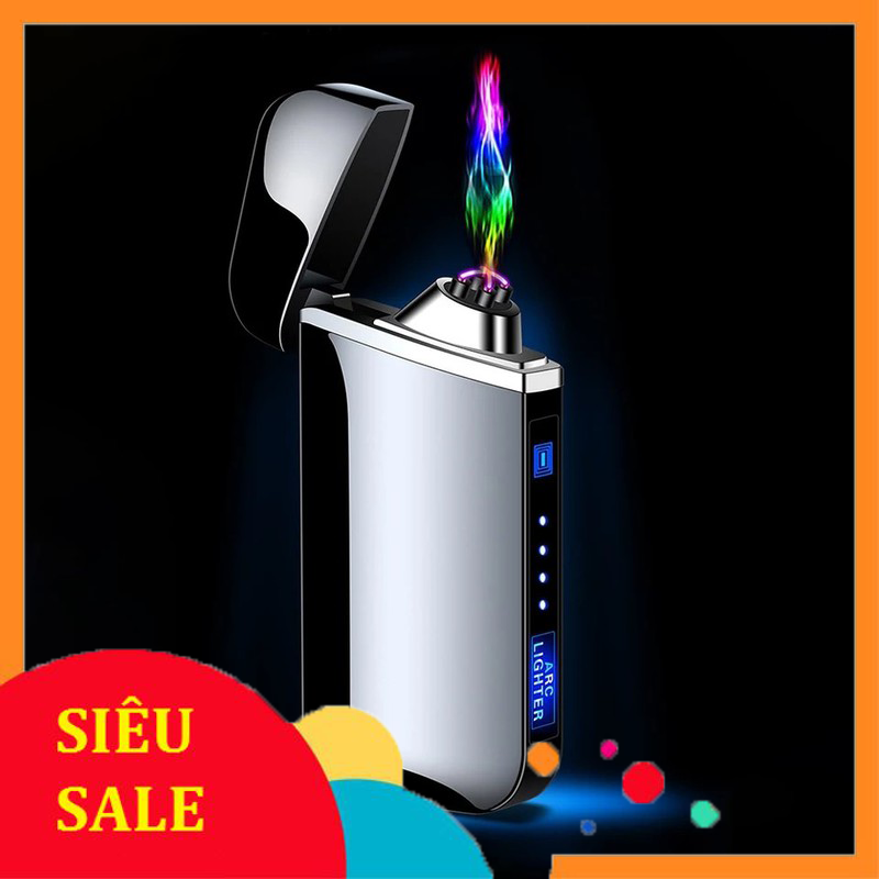 bật lửa điện plasma nút nguồn cảm ứng chống gió