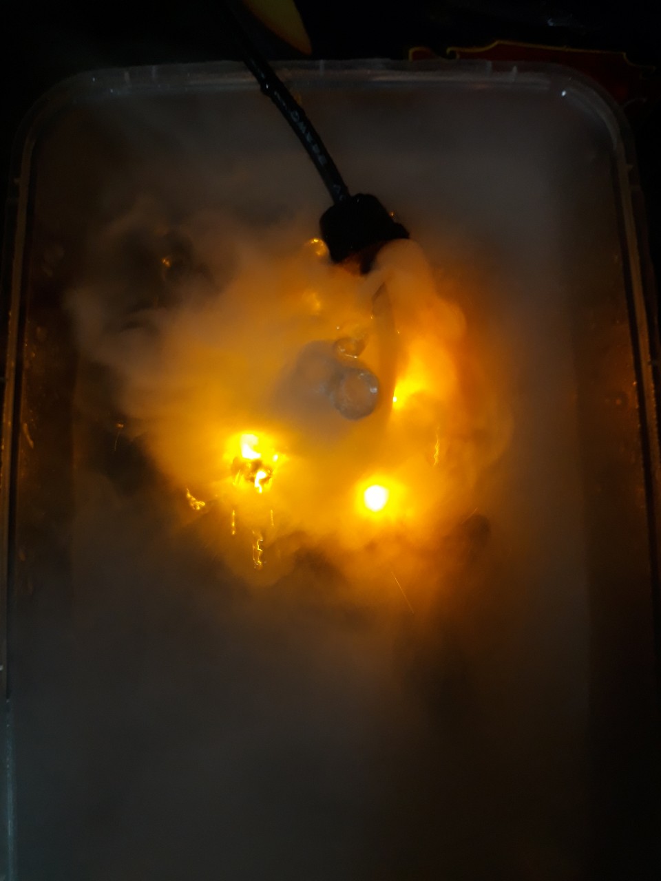 [hcm]máy tạo khói humidifier cho hồ cá cảnh hồ nước phun khói sương 3