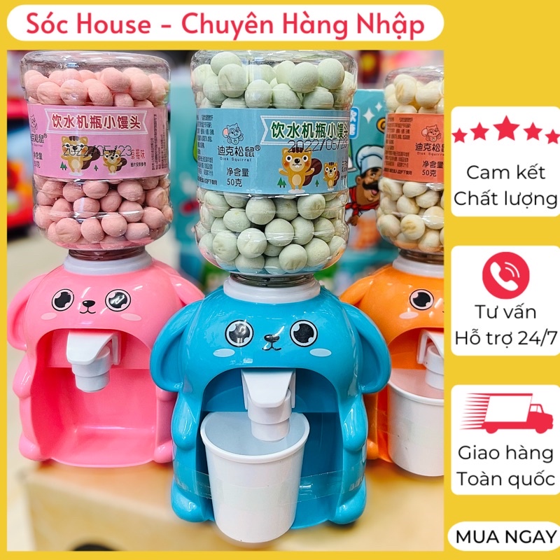Bánh men bi sữa Bánh Men Bi Bình Nước vị béo ngậy, thơm dịu, dễ thương đảm bảo bé thích mê