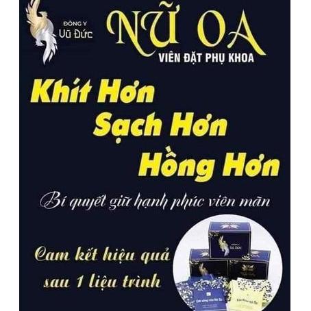 VIÊN ĐẶT PHỤ KHOA NỮ OA  ( 6 viên đặc + 6 gói cốt xông ) - khít hơn ,sạch hơn ,hồng hơn