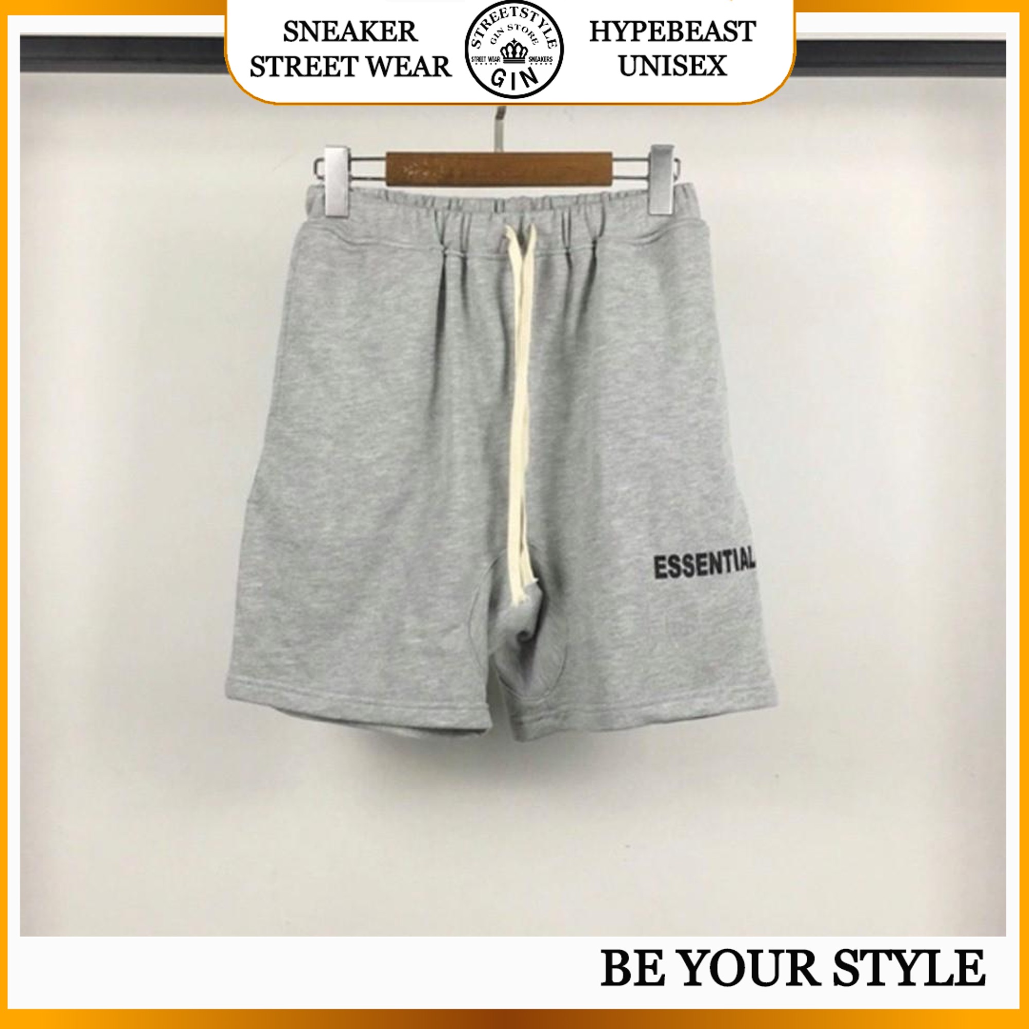 Quần short ess.e phong cách unisex kèm ảnh thật