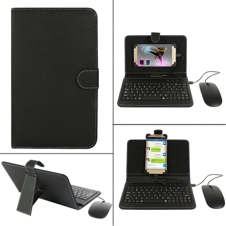 Bao da bàn phím điện thoại KÈM CHUỘT cho hệ điều hành Android cao cấp, bàn phím điện thoại, bàn phím rời