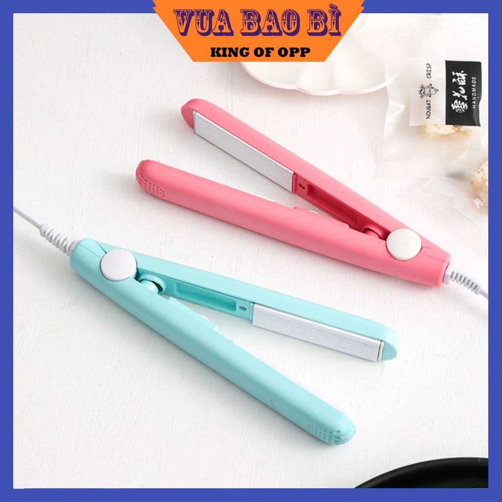 Máy hàn miệng túi mini cầm tay dùng với túi nilon kẹp hàn nhiệt- VUA BAO BI