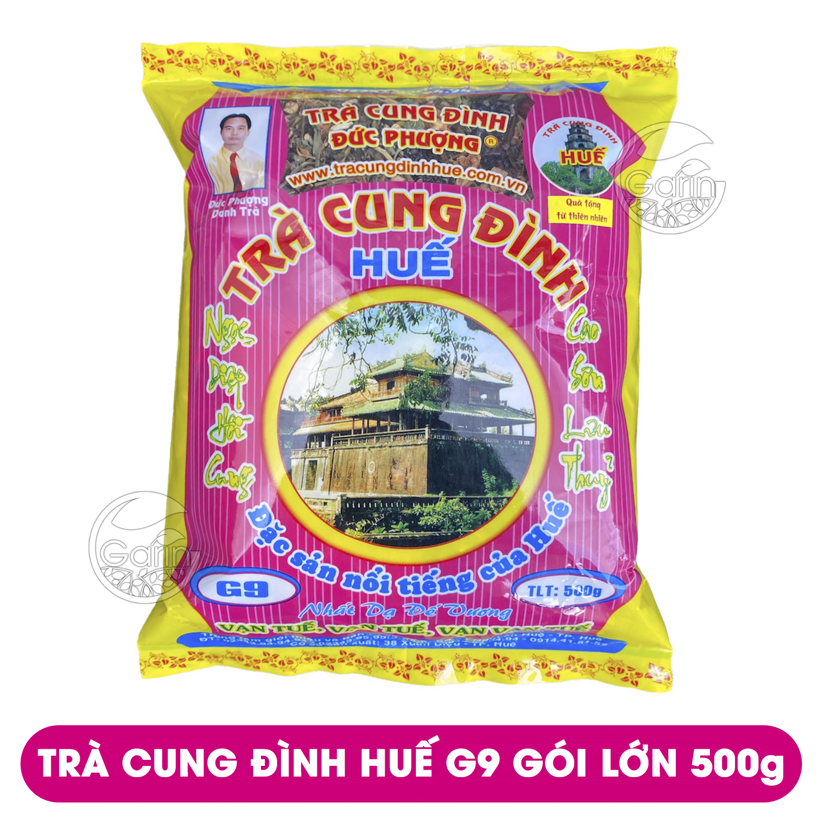 Trà g9 cung đình huế nhất dạ đế vương Đức Phượng 500g món quà từ xứ Huế bảo vệ long thể cho mọi nhà Học Viện Quân Y Việt Nam