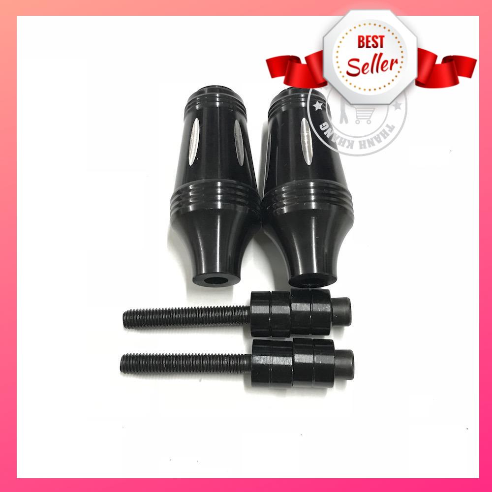 Cặp gù chống đổ nhôm cnc thanh khang màu đen 006000598