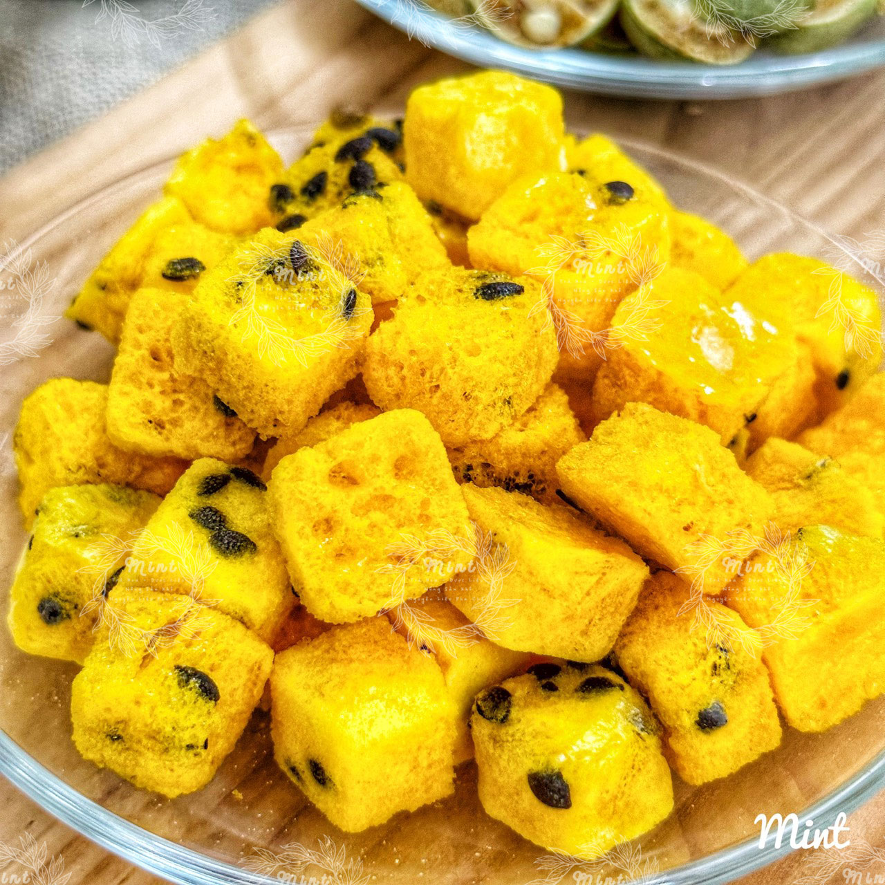 Viên chanh dây sấy lạnh - hủ thuỷ tinh cao cấp 340gr