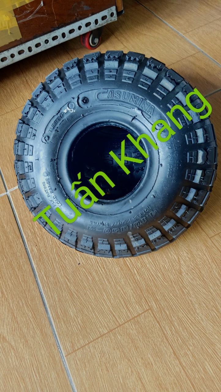 Vỏ xe đẩy ký hiệu 4.10/350-4 hàng cty casumina
