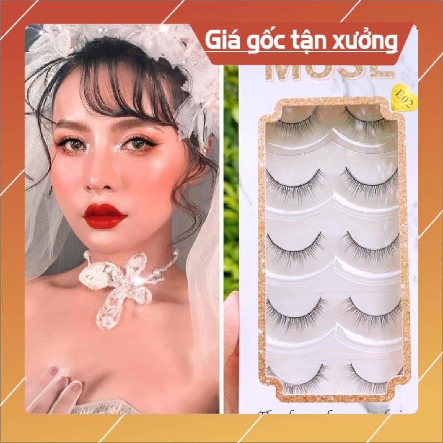 Lông mi giả tự nhiên muse e02