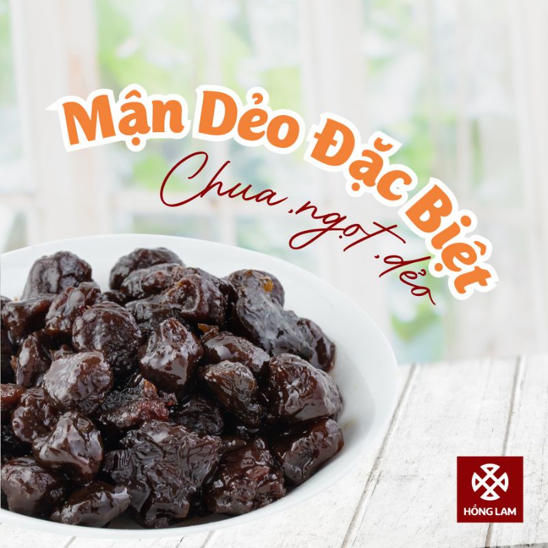 Mận dẻo đặc biệt ô mai hồng lam