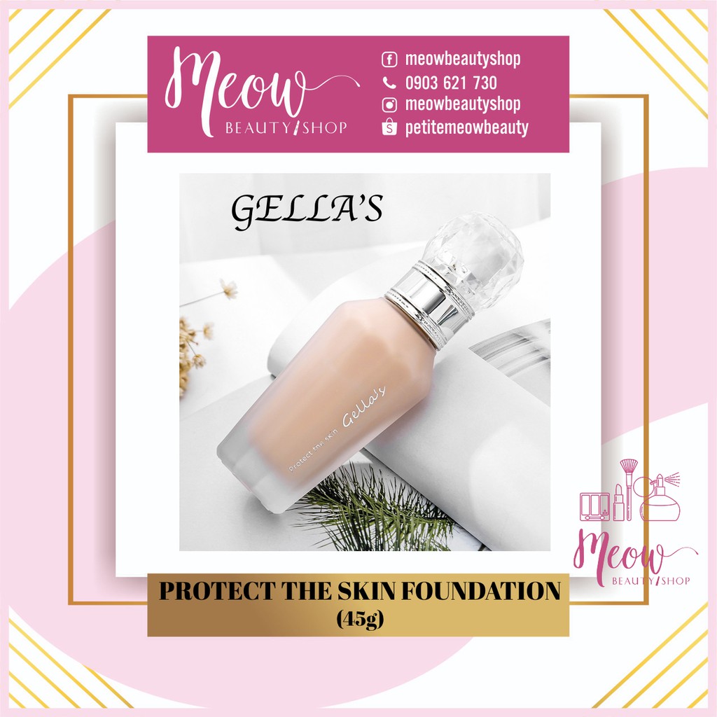 Kem nền GELLA'S Clear flawless liquid foundation