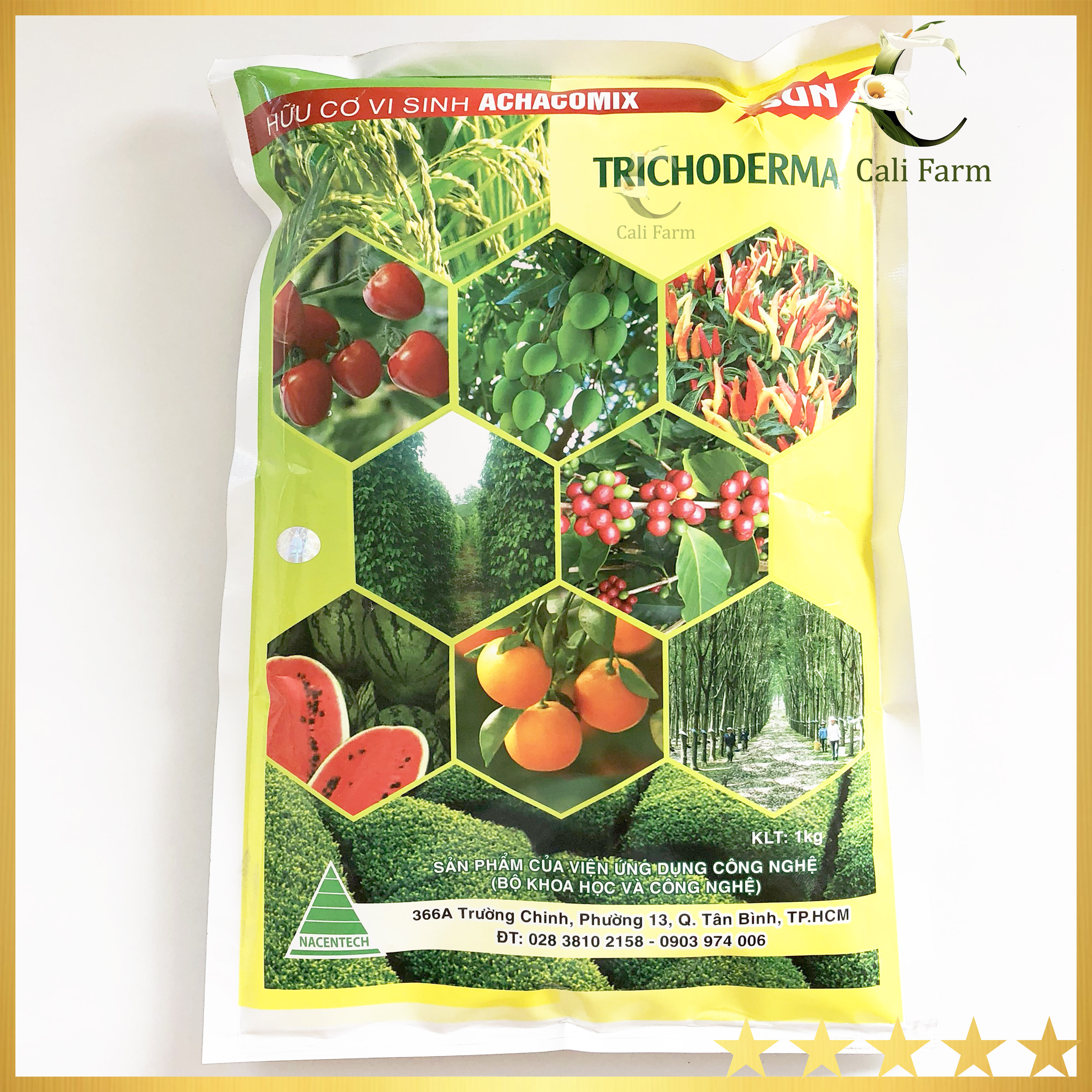 Nấm Đối Kháng Trichoderma - Men Hữu Cơ Vi Sinh ACHACOMIX TRICHODERMA SUN 1kg