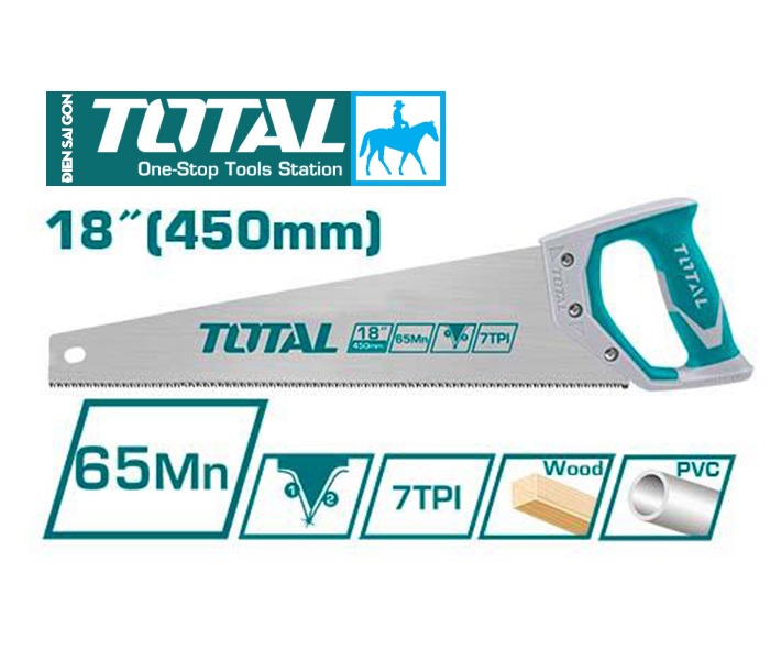 Cưa lá liễu cưa gỗ 18inch 450mm total chính hãng tht55186