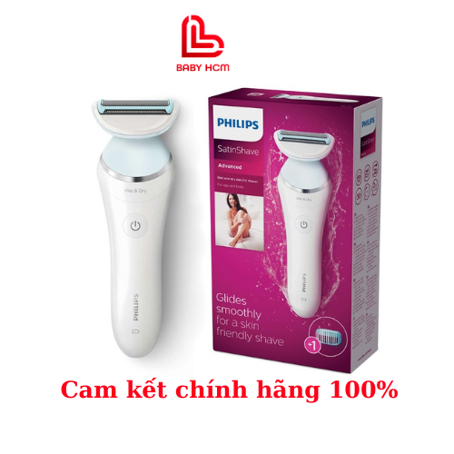 Máy cạo làm sạch lông khô và ướt Philips BRL130/00 cho nữ [Hàng chính hãng]