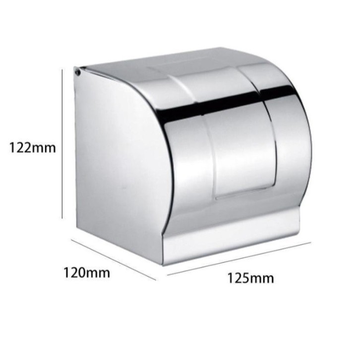 Hộp Đựng Giấy Nhà Vệ Sinh Inox 304 - Hộp đựng giấy vệ sinh inox gắn tường cao cấp, chống ướt giấy không hoen gỉ