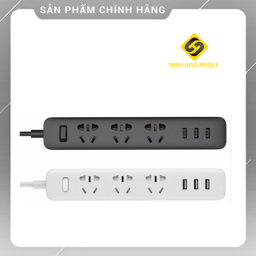 [ Hot Sale ] Ổ cắm điện Xiaomi Mi Power Strip tích hợp sạc USB