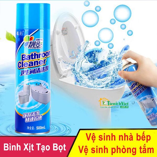 [HCM]Chai Xịt Tẩy Bồn Cầu - Bồn Tắm Dạng Bọt tuyết bathroom cleaner - Bình Xịt Tẩy Đa Năng Nhà Tắm Nhà Vệ Sinh - Nhà Bếp - Gạch Men