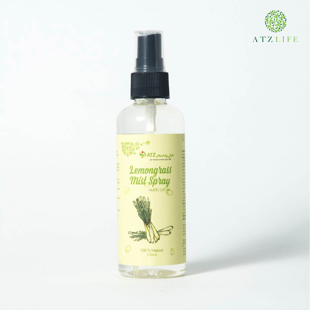 Xịt khoáng cất sả, giữ lớp trang điểm ATZ Healthy Life