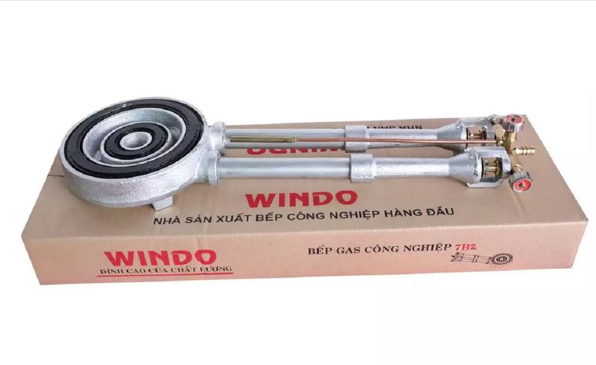 Bếp khè gas công nghiệp lửa mồi windo-7b- hàng chính hãng