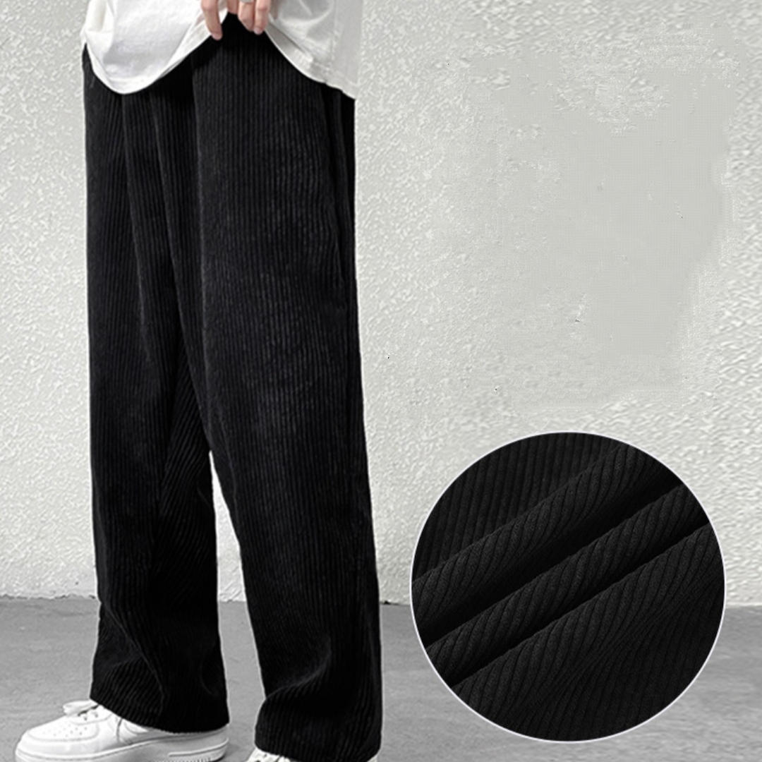 Quần ống rộng nhung tăm ❤ quần ống suông nhung gân chất đẹp unisex