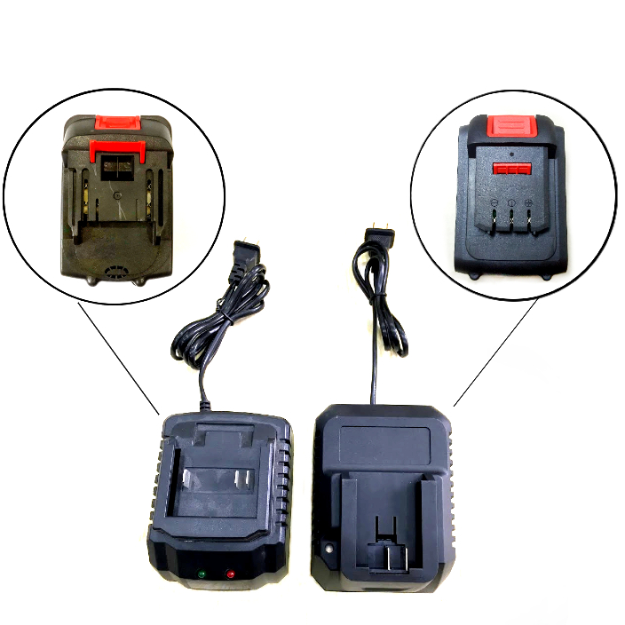 Đế sạc 21v cho máy khoan pin, máy siết bulong dùng pin 21v, 24v, 26v, 26v,...