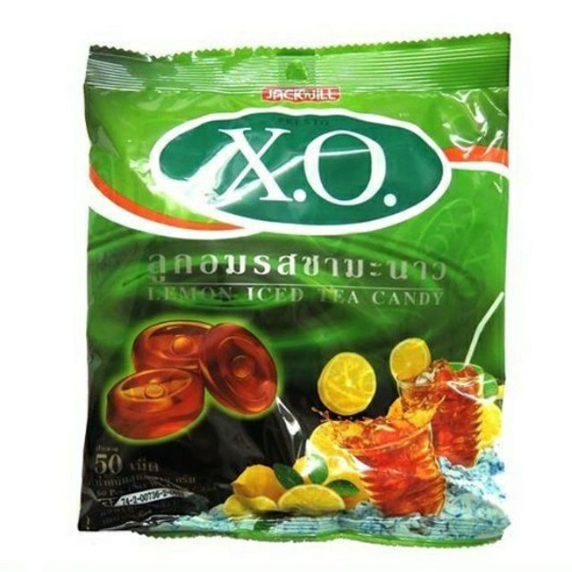 Kẹo Trà Chanh XO Thái Lan Lemon Iced Tea Candy Gói 110g