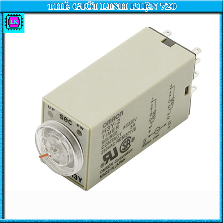 Relay thời gian timer omron h3y-2 8p 12v