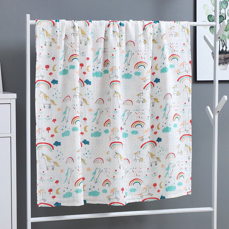 Khăn tắm sợi tre Bamboo Aden cho bé 110-120cm
