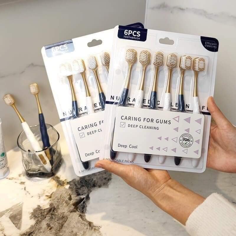 Combo 6 chiếc bàn chải nội địa trung lông mềm mịn
