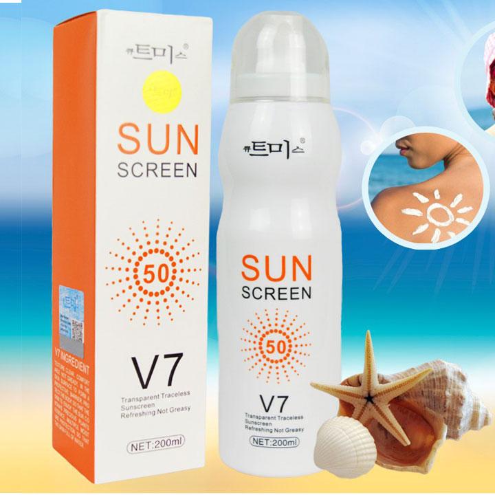[HCM]Kem xịt chống nắng SunScreen V7 SPF 50++ Hàn Quốc