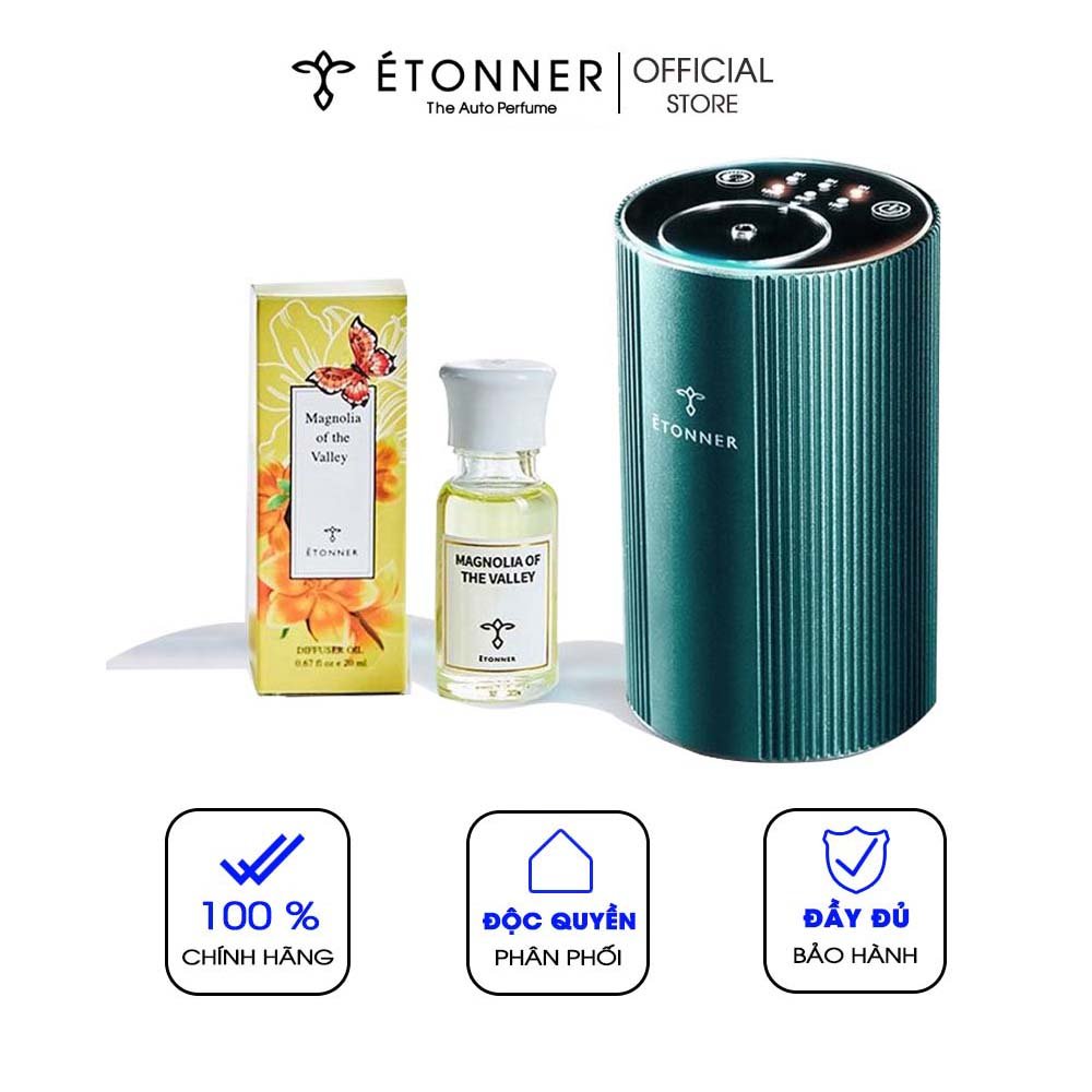 Máy xông tinh dầu ô tô etonner cao cấp, máy khuếch tán tinh dầu khử mùi xe hơi hiệu quả