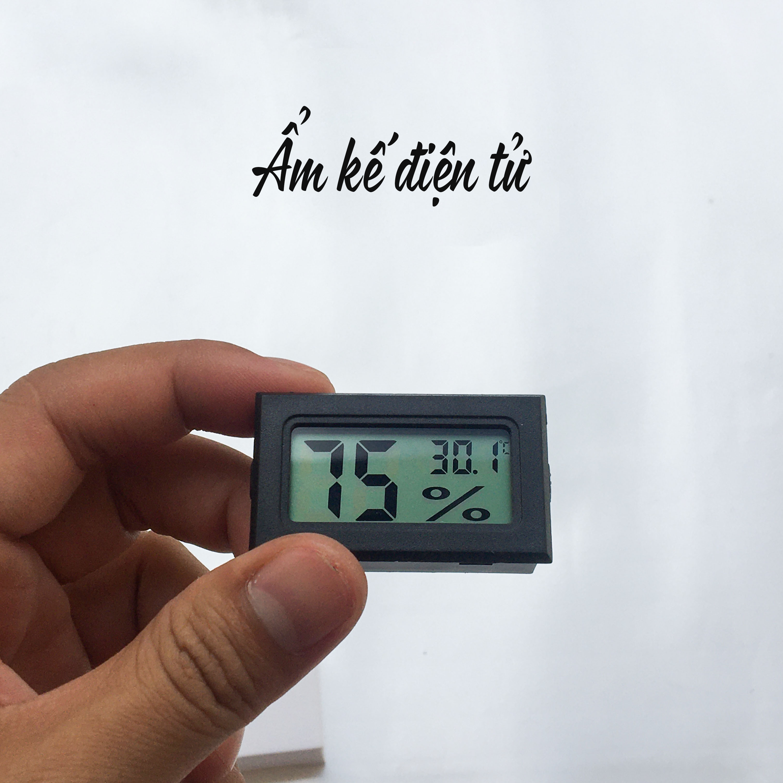 Ẩm kế điện tử chuyên dùng đo độ ẩm dùng trong bảo quản máy ảnh và lens
