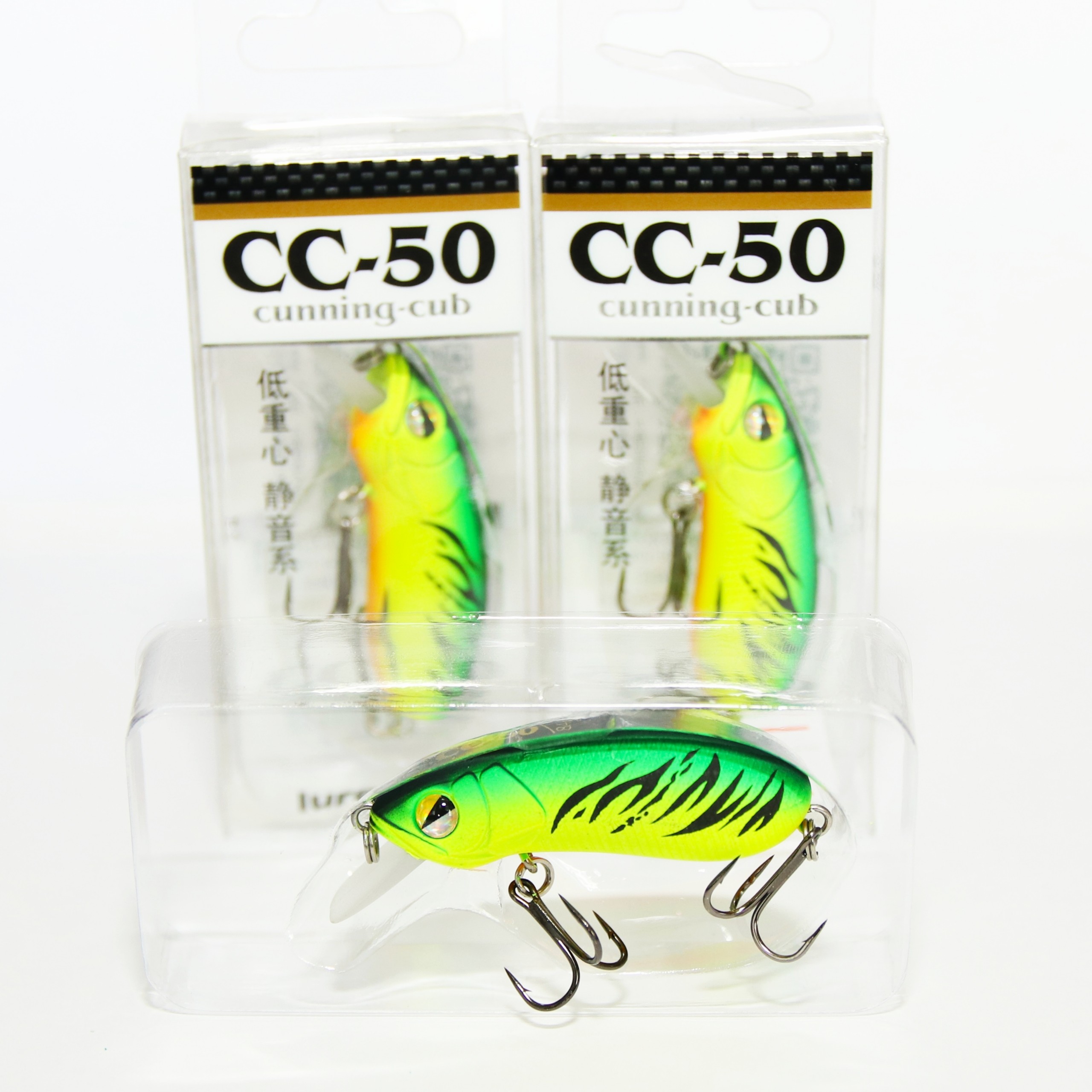 CC50 Xanh Tiger Lure Fan 5cm 8.4g hàng chính hãng câu cá lóc chẻm tráp