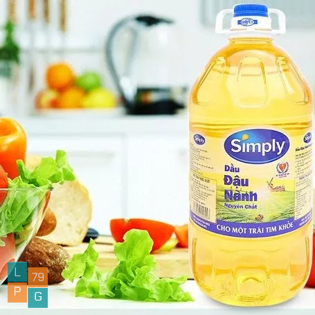 Dầu ăn đậu nành simply 5l - hội tim mạch khuyên dùng