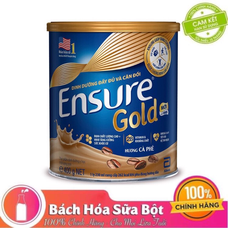 Sữa bột Ensure Gold hương Cà phê