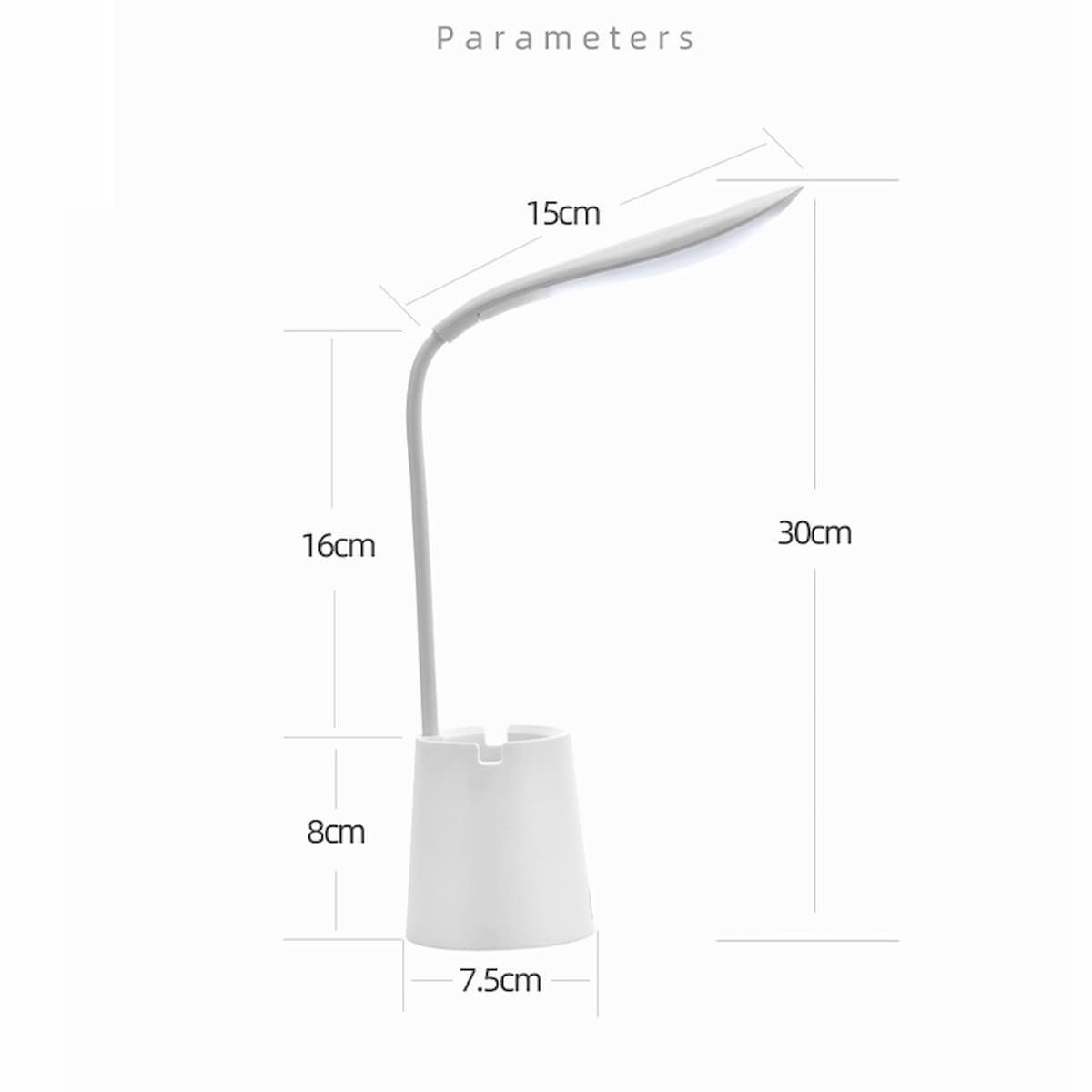 Đèn học để bàn công nghệ led, tiết kiệm điện, chống cận thị Led để bàn kết hợp đế đựng điện thoại siêu tiện dụng  - ATDTECH