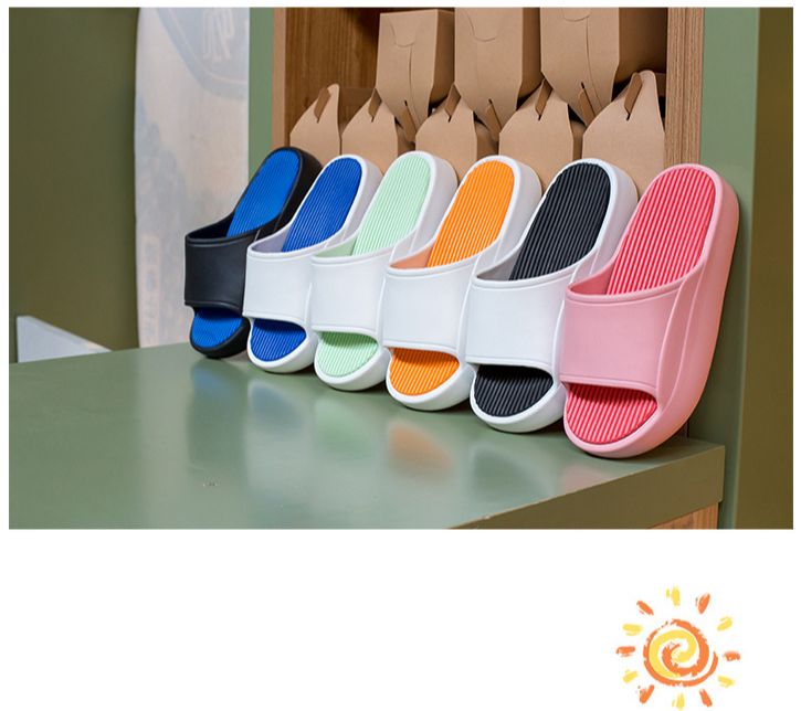 Dép quai ngang nam nữ đế độn xốp nhẹ eva, siêu êm xịn xò dp12