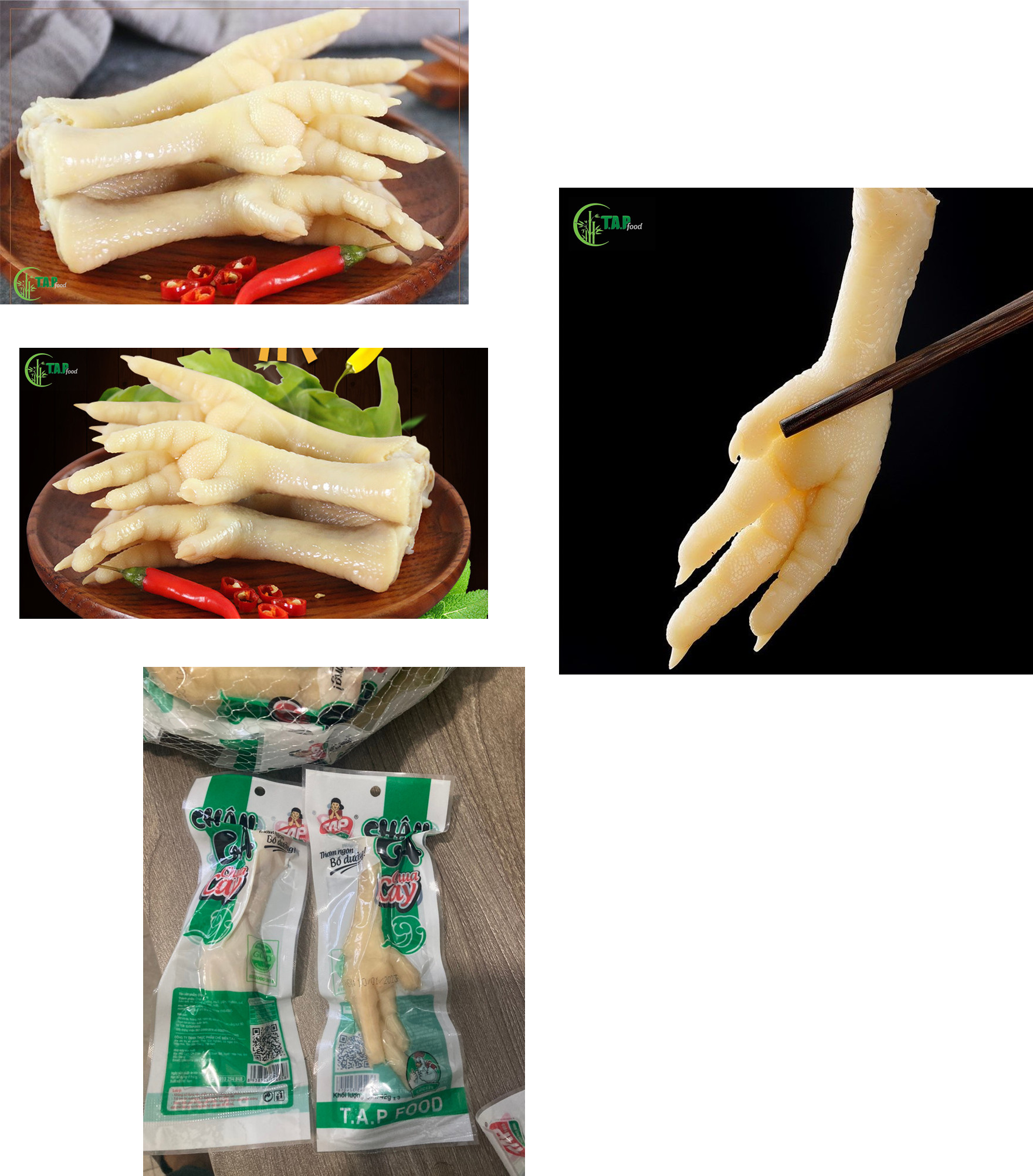 Chân gà chua cay tap food