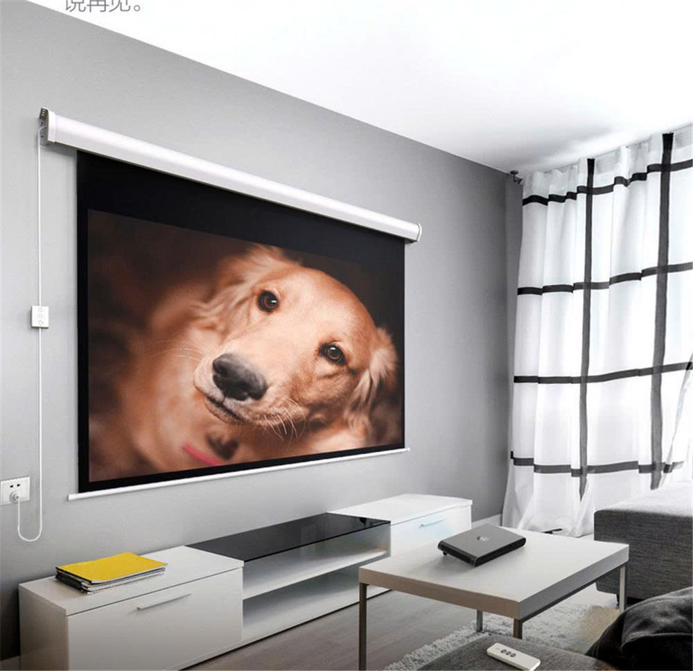 Màn chiếu điện Apollo/ Prima Tỷ lệ 16:9, Kích thước từ 92 inch - 150 inch, Remote điều khiển từ xa